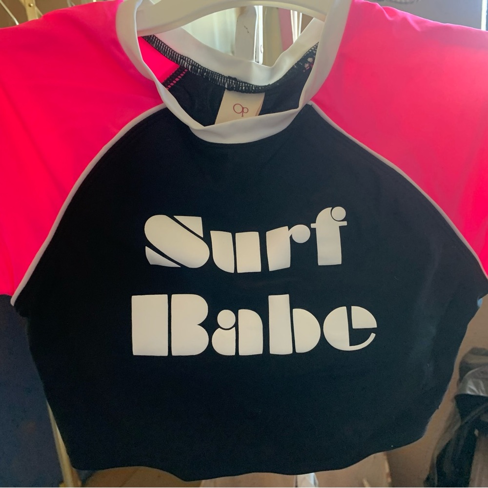 Half swim shirt